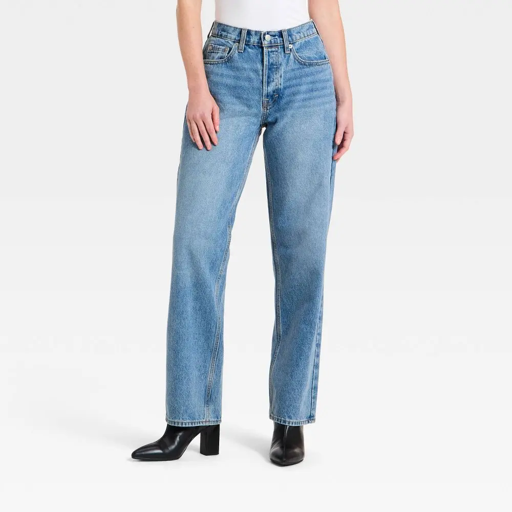 Women's Valentine's Day 90's Low-Rise Heart Pocket Baggy Jeans - Universal Women's Valentine's Day 90's Low-Rise Heart Pocket Baggy Jeans - Universal