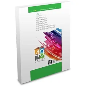 USI  Thermal (Hot) Laminating Pouches/Sheets, Menu Size, 3 Mil Thick, 12 x 18 Inches, Clear Gloss, 100-Pack