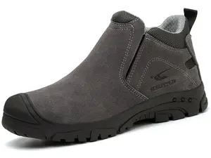 Men's Steel Toe Work Shoes Waterproof Lightweight Safety Boots Women's Insulated Anti-pierce Working Sneakers for Welding Construction