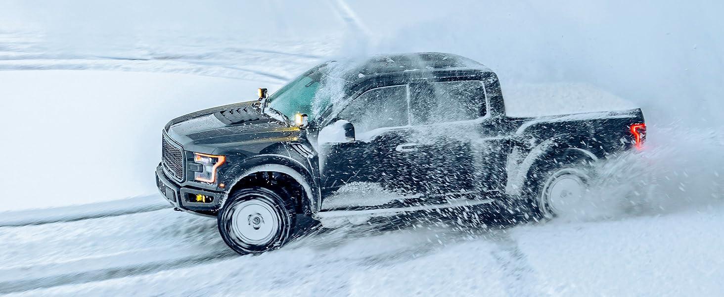 Hard Folding Truck Bed Tonneau Cover Compatiable with Dodge Ram 1500 Classic&New(2009-2025) 5.7 FT Short Box w/o Rambox, Tri Fold Style