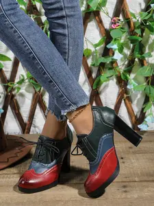 Women's Fashionable Embossed Design Ankle Boots, Casual Comfortable Round Toe Boots for Daily Wear, Female All-match Trendy Shoes for Spring & Fall, Girl