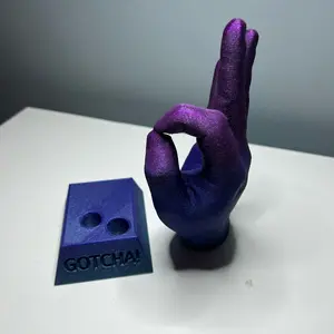Gotcha meme figurine 3d printed or shocker Decor Ornaments
