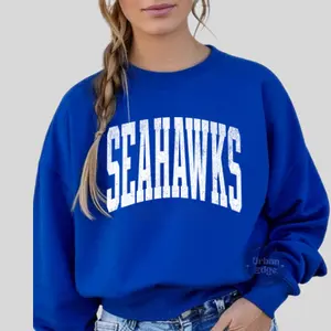 Seahawks royal crewneck