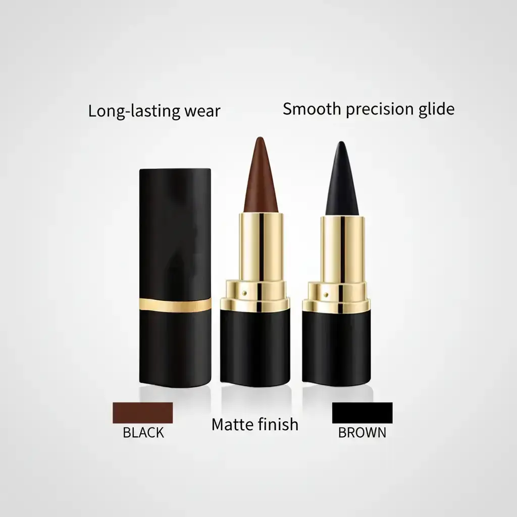 Long-Lasting Gel Eyeliner Set, 2 Counts/set Matte Effect Eyeliner & Eyeshadow, Matte Eyeliner Pencils, Easy To Apply, Suitable for Daily and Party Makeup, Cosmetic, Eye Makeup Product