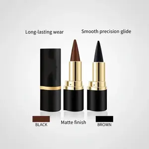 Long-Lasting Gel Eyeliner Set, 2 Counts/set Matte Effect Eyeliner & Eyeshadow, Matte Eyeliner Pencils, Easy To Apply, Suitable for Daily and Party Makeup, Cosmetic, Eye Makeup Product