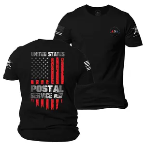 United States Postal Service Graphic Shirt American Flag USPS Worker Pride Tee Patriotic Gift Menswear & Underwear Men's Tops T-Shirts