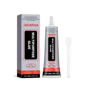 Jakehoe Multi-Purpose Glue, Liquid Adhesive Waterproof Leather Fabric Patch Cracks Multi-Purpose Glue