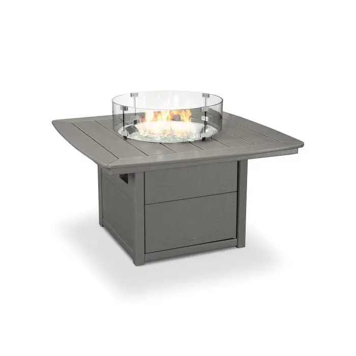 POLYWOOD Square 42" Fire Pit Table