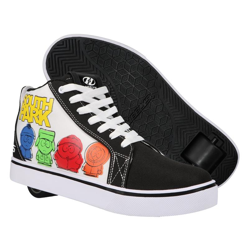 South Park Heelys Roller Shoes | Racer Mid shoes with wheels for teens and adults