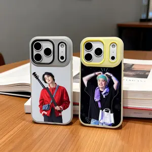 Min Yoon Gi singer Phone Case Anti-Yellowing Clear Jelly iPhone Case 17-12 Slim Soft TPU Shockproof Scratch-Resistant Cover Trendy Colors Ultra Lightweight for Daily/Travel/Work Use