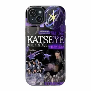 Katseye Two-In-One Film Case - Durable, Shock-Absorbing, and Trendy Protection - for iPhone17 16, 15, 14, 13, 12 Plus, Pro, Max, and Samsung S25-22 Perfect Birthday Gift for Friends