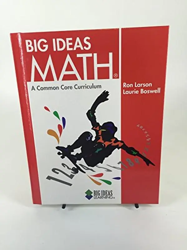 USED Book - Big Ideas Math  a Common Core Curriculum (Red) by HOLT MCDOUGAL (Hardcover) - english