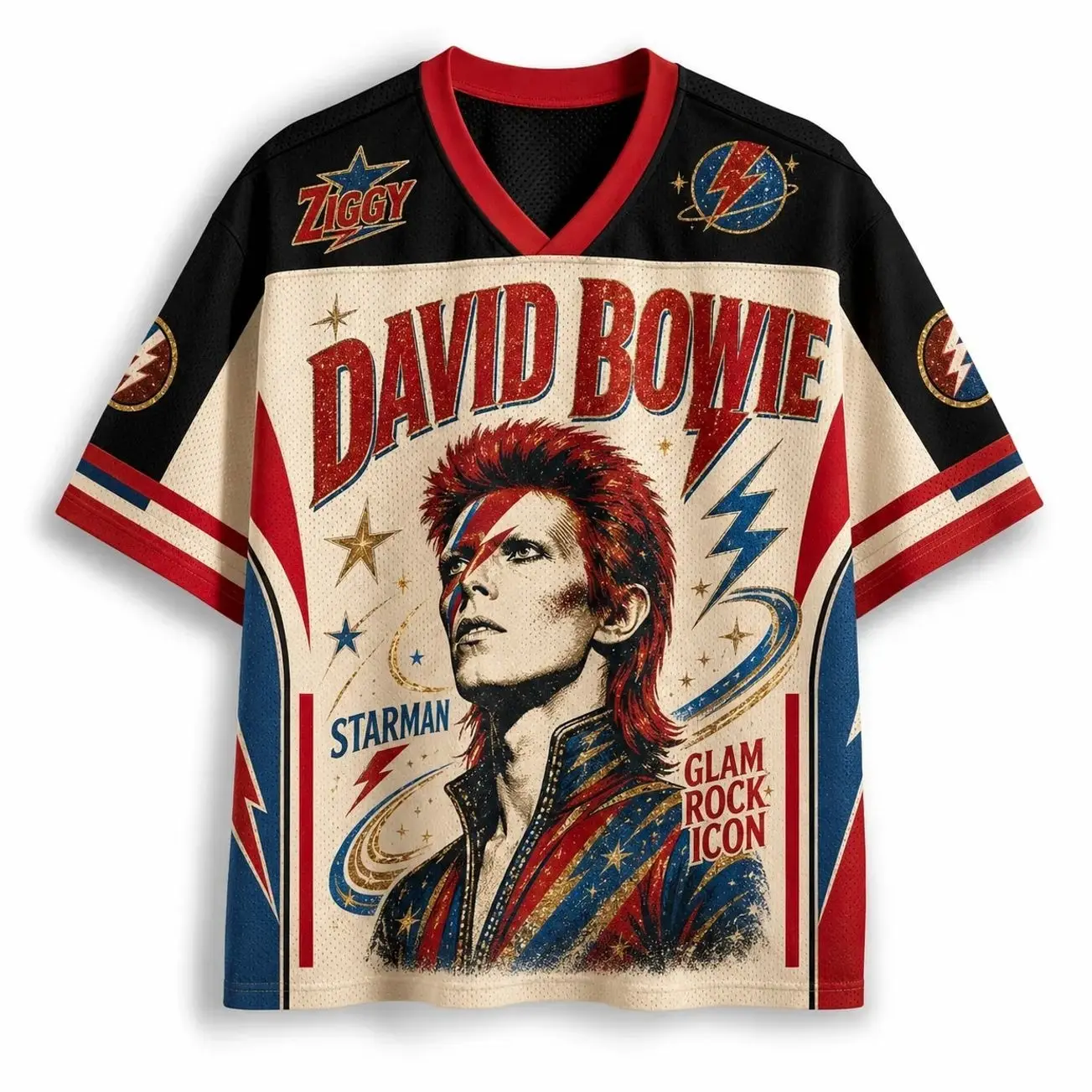 David Bowie Jersey Shirts 1B0