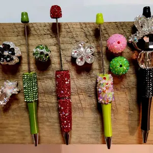 Customizable Bling Ink Pens Choose Your Color and Flare Sparkling Rhinestone Toppers for Personalized Writing