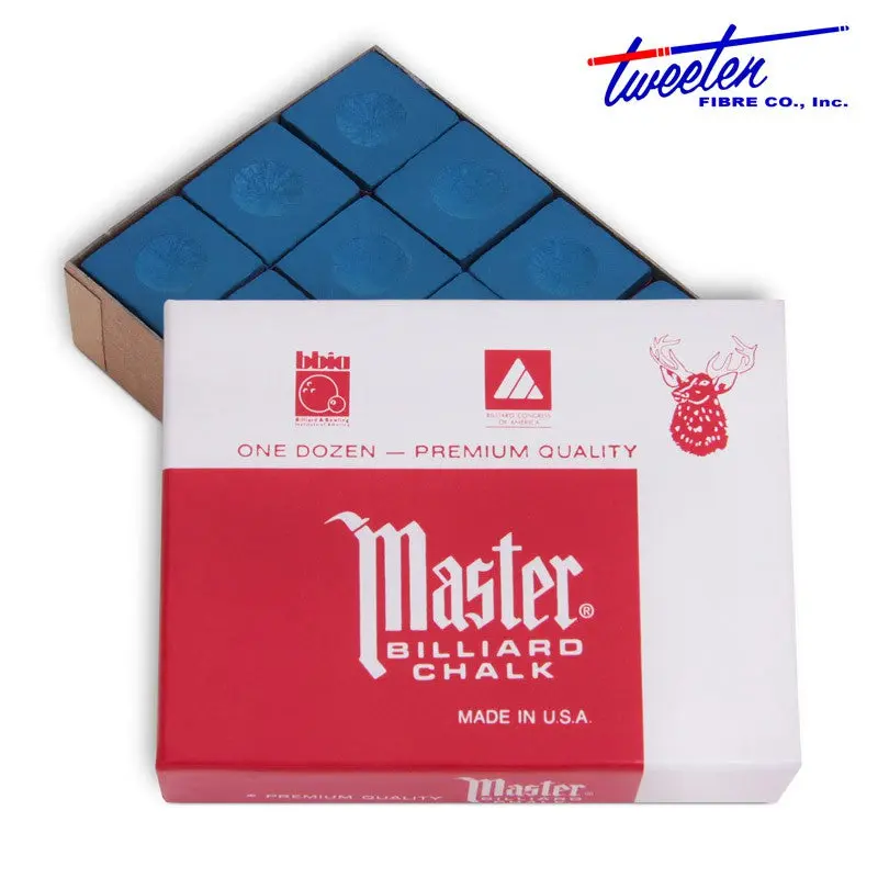 Master Billiard Chalk Blue 12 pcs Master Billiard Chalk Blue 12 pcs