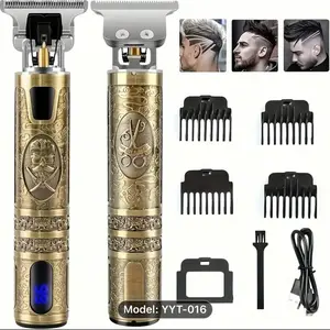 *Lifetime Warranty*  ProGroom - Rechargeable Hair Trimmer Kit for Men with Precise T-Blade, LCD Screen, and Grooming Accessories - Easy to Use, Cordless, and Travel-Friendly - Comfort