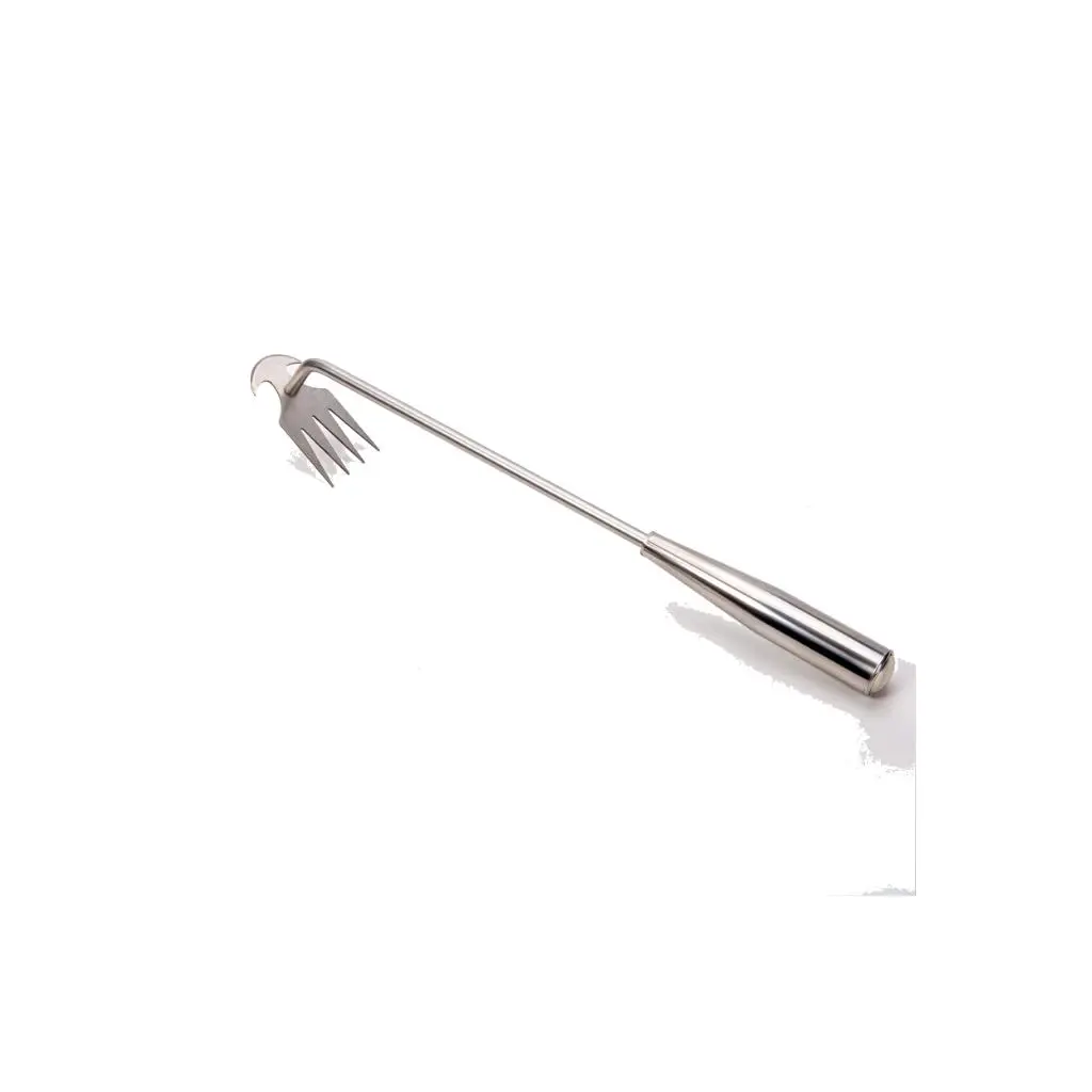 Strong Steel Detachable Weeding Rake - 2-in-1 Durable Gardening Tool, Soil Loosening Hoes & Rakes for Manual Weed Removal, Digging, Versatile for Gardening with Removable Attachments