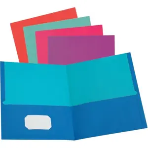 Oxford  Twisted Twin Pocket Folder, Assorted Color