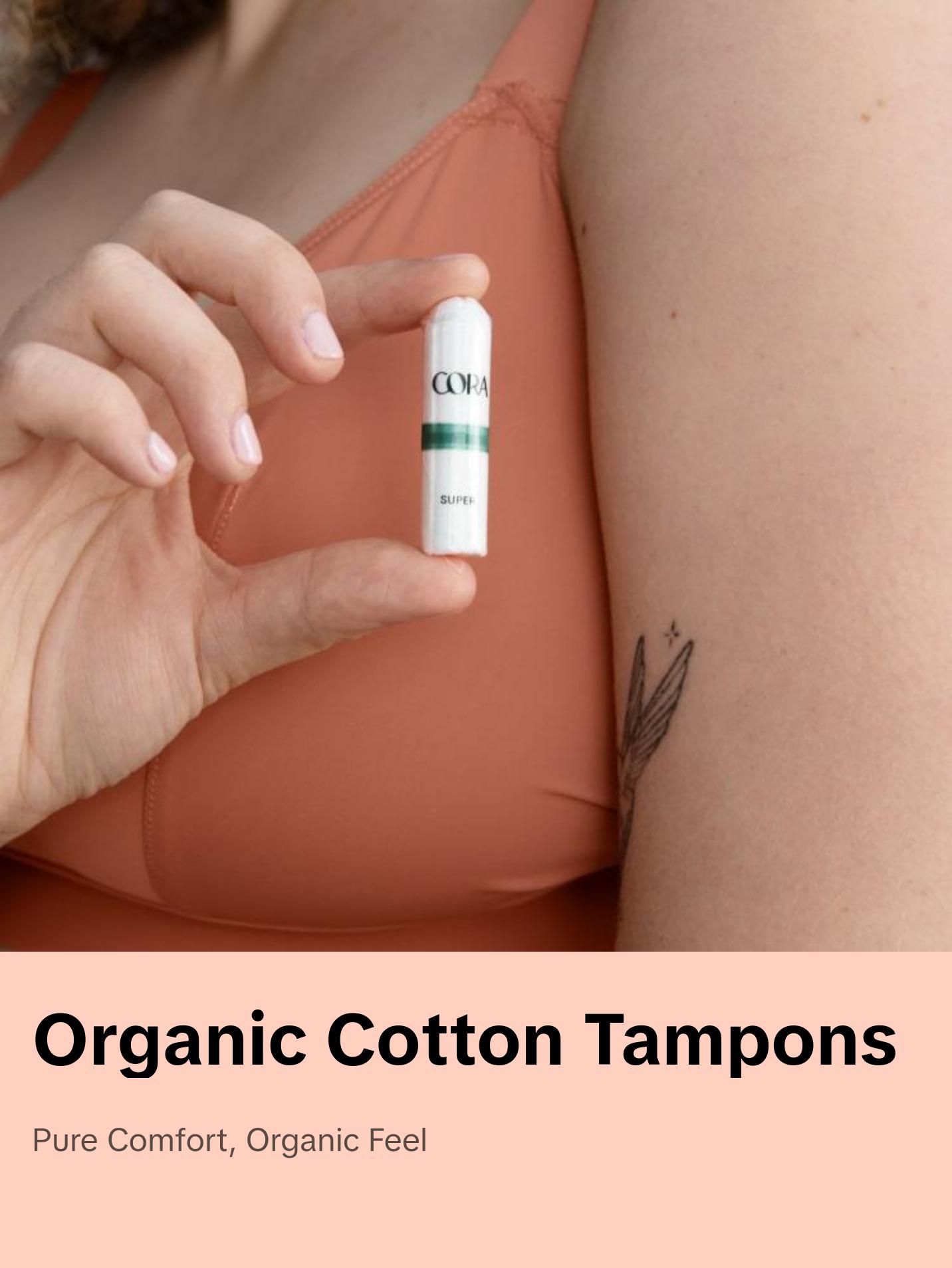 The Comfort Fit Tampon- Applicator Free