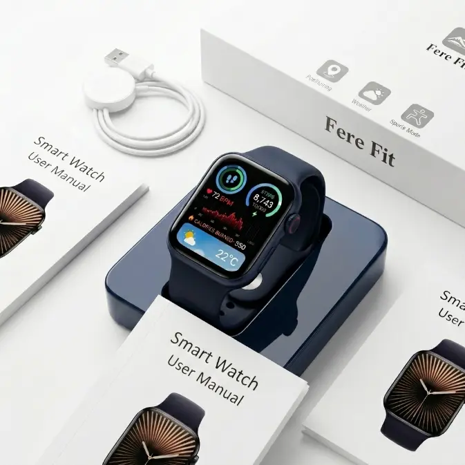 Men's and women's smartwatches, high-definition smartwatches that can make and receive calls, daily fitness trackers, supporting flashlight/exercise/heart rate/sleep recording and monitoring, and also waterproof.