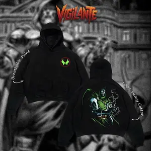 [VIGILANTE] Dr.Doom Heavy Cotton Hoodie Hoodie Zip T-Shirt For Comic Fans Menswear Geek Outfit Graphic Tee DTG Breathable Print