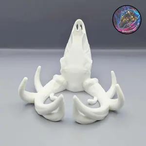 3d printed Deer Skull Card Display & graded card display