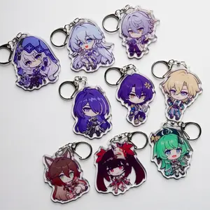 Honkai Star Rail Acrylic Keychains! Cute Kawaii Bag Charm, Key Accessory, Gift for Fans, Collectible Character Charm, for Bags, Keys, Backpacks, Cute Decor, Gift Idea