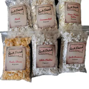 SD Snack Company 5 plus 1 Popcorn Pack (9oz) - Small Batch Crunchy Crispy Cheese