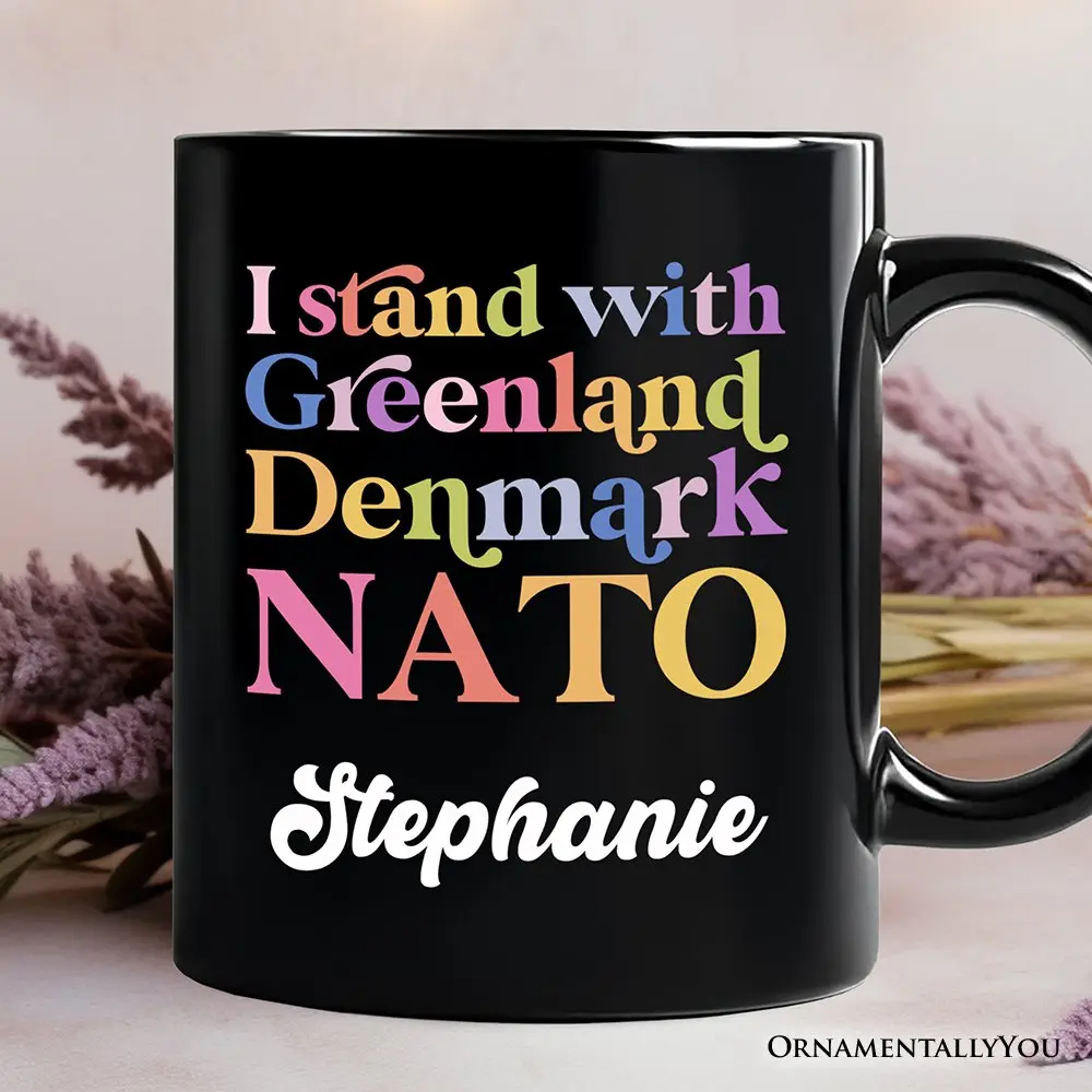 I Stand With Greenland Denmark NATO Personalized Mug