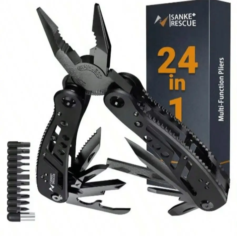 Multi-Function Car Repair Tool Set with Multiple Bits & Oxford Bag, Portable High-Quality Metal Tools for Home & Outdoor Use, Multifunctional Tool, Multitool, Durable Hand Tools, Multipurpose Tool