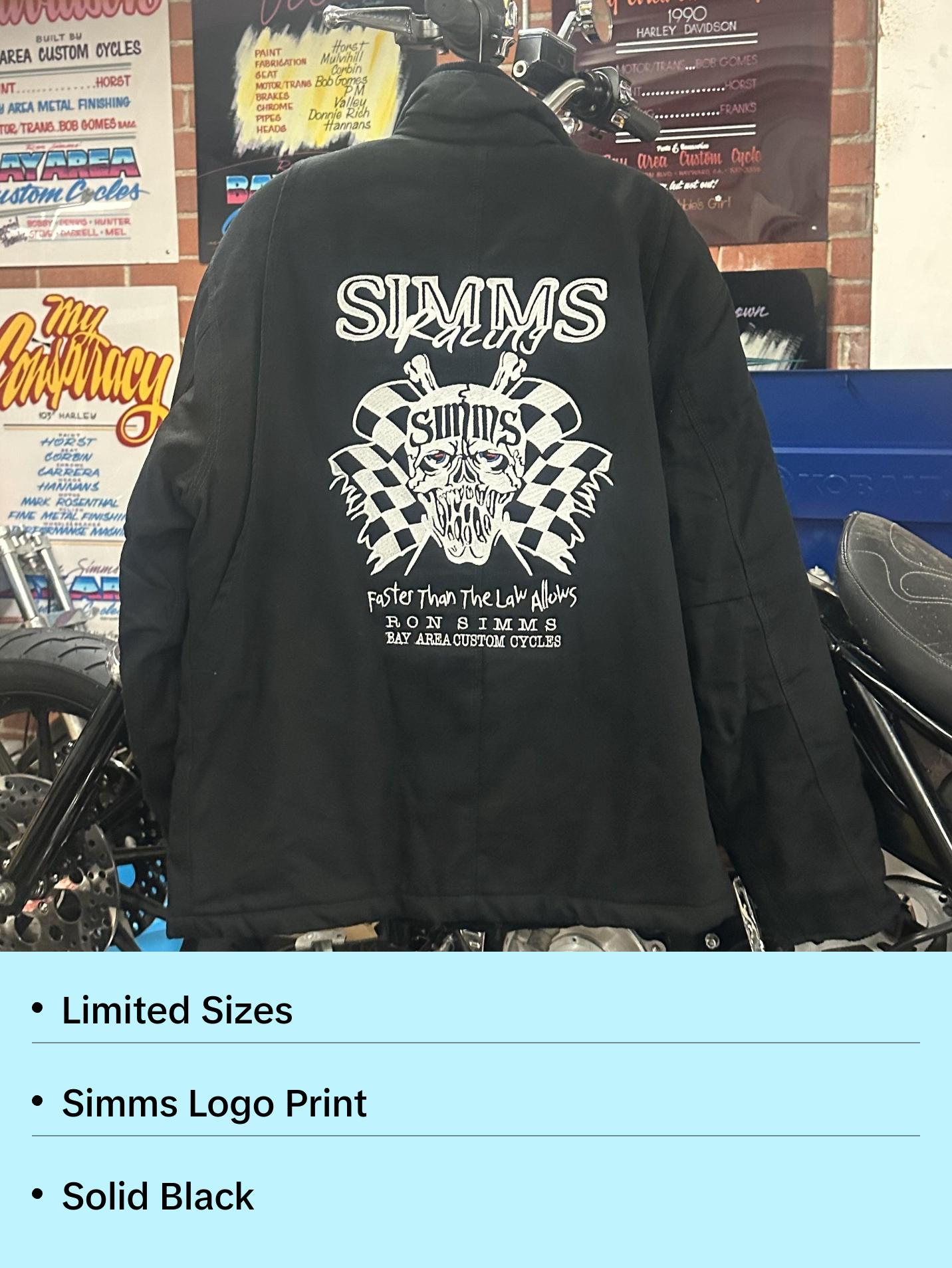 SIMMS Racing Skull Jacket -Black