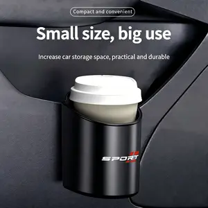 Multifunctional Car Cup Holder, Universal Back Seat Storage Box, Portable Beverage Rack, Car Accessories Organizer for Water Bottles and Small Items