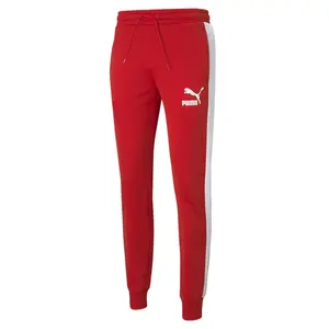 PUMA Mens Iconic T7 Pants Casual - Red