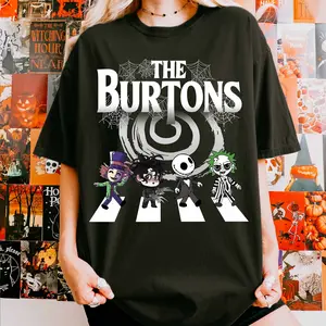 The Burtons Halloween Family Shirt for Spooky Season