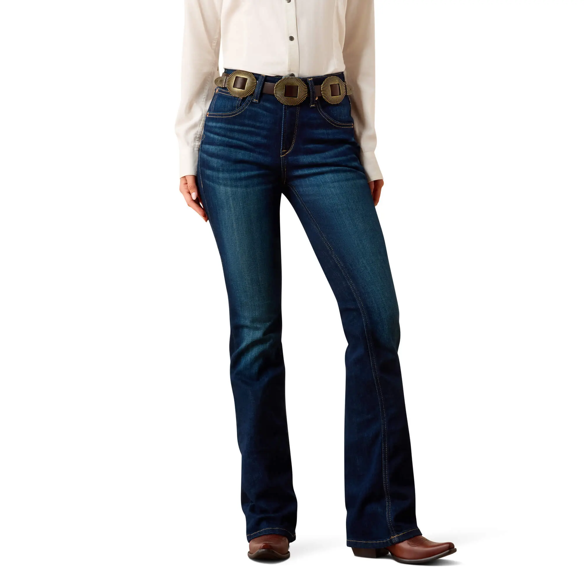 Women's High Rise Ballary Boot Cut Jeans