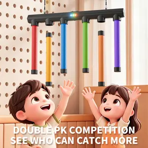 Quick Grab Stick Machine - Speed-Adjustable Kids Reaction Training Toy, Magnetic Catch Rods, Parent-Child Interactive Focus & Sensory Integration Electronic Toys for Kids Ages 3+