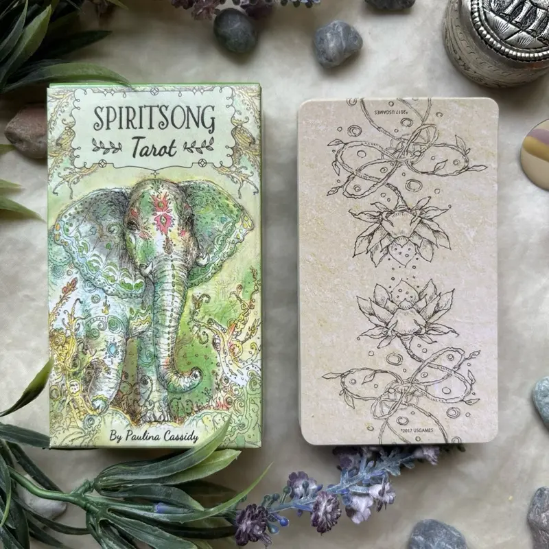 Spiritsong Tarot by Paulina Cassidy - Animal Spirit Tarot Cards Nature Wisdom Deck Intuitive Divination Gift for Her Unique Modern Tarot Deck