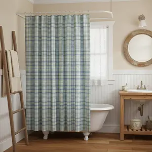 Cornflower Blue Shower Curtain