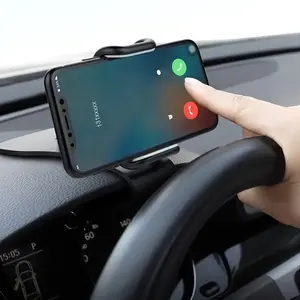 Universal Rotating Car Phone Holder, Waterproof Abs Material, Easy Installation, Oval Shape, Fits Various Vehicle Models, Car Phone Mount, Cell Phone Mount