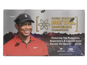 2022 Skybox Metal Universe Champions Hobby Box (Caleb Williams, Ken Griffey Jr., Tiger Woods AUTOS)