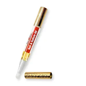 Bliss Kiss Fragrance Free Nail Oil Cuticle Pen with Vitamin E & Jojoba - Nail Strengthener Nail Growth Serum for Brittle Peeling Breaking Thin Nails