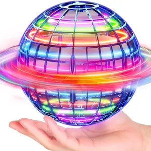 Flying Orb Ball (Blue, 2026 Upgraded) with Dazzling Lights, Magic Hover Spinner, Cool Boomerang Drone, Floating Cosmic Globe, Kids Toys Gifts for 6 7 8 9 10 Year Old Boys Girls