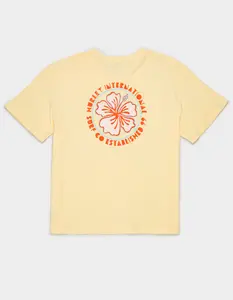 HURLEY Hibiscus Womens Boyfriend Tee