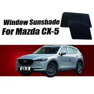 Suitable for Mazda CX-5 Magnetic Car Window Shade, Sun Glare Reducer & Heat Shield, Breathable Privacy Screen, Bug & Flying Insect Mesh Barrier, Side Rear Shade for Camping