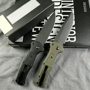 9070 Quick Side Opening EDC Knife Non-Slip G10 Handle Rugged Survival Tool for Hiking Emergency Tactical Everyday Carry