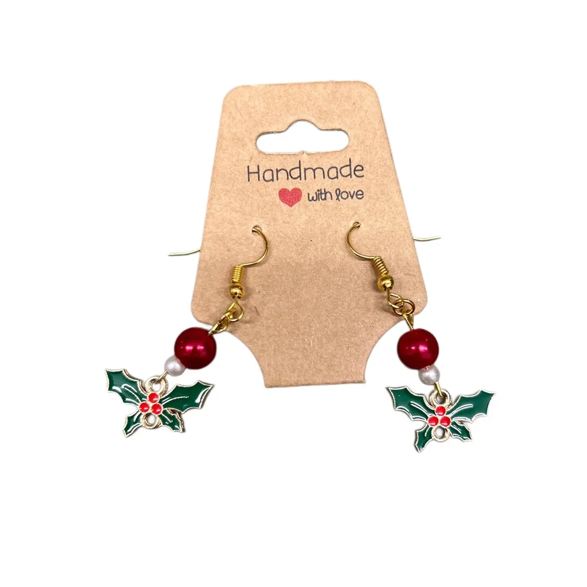 Christmas mistletoe Earings