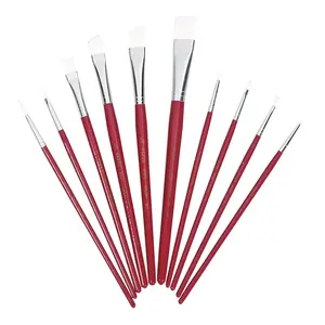 Plaid<sup>®</sup> White Nylon Paintbrushes - 10 Pc.