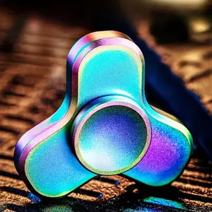 Mini Metal Fidget Spinner Alloy Edc Spinning Top, Stress Relief Toy for Kids & Adults, Portable Design, Perfect Gift for Anxiety Reduction