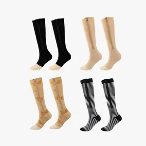 Compression Socks Long Tube Cycling Elastic Socks Men Women Outdoor Fitness Running Sports Calf Socks Pressure Socks