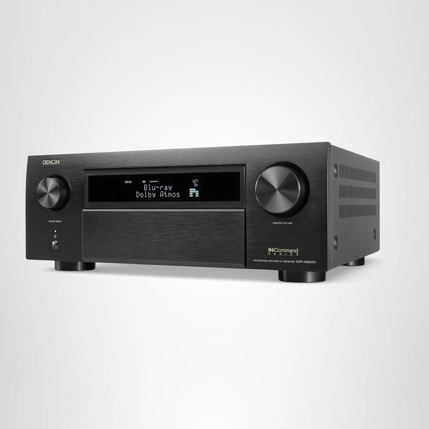 Denon AVR-X6800H 11.4 Channel AV Receiver - 140W/Ch Surround Sound, Built-in HEOS, WiFi, Bluetooth - Dolby Vision, HLG, HDR10+, Dynamic HDR, Dolby Atmos Height Virtualization - Home Audio Receiver & Amplifier